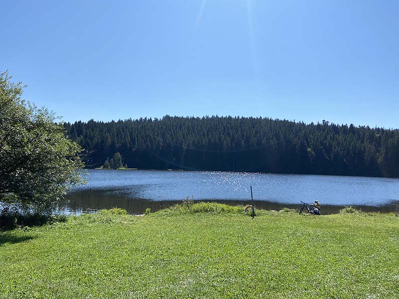 Der Badesee Eschacher Weiher in Buchenberg