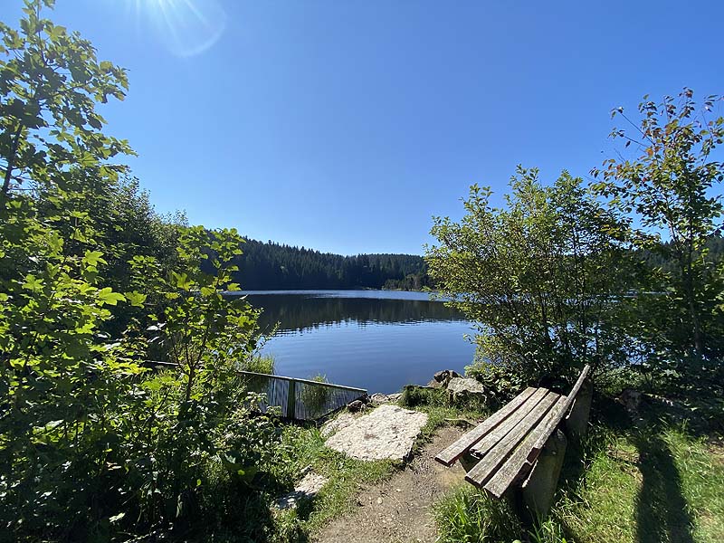 Der Badesee Eschacher Weiher in Buchenberg