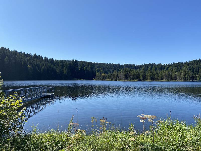 Der Badesee Eschacher Weiher in Buchenberg