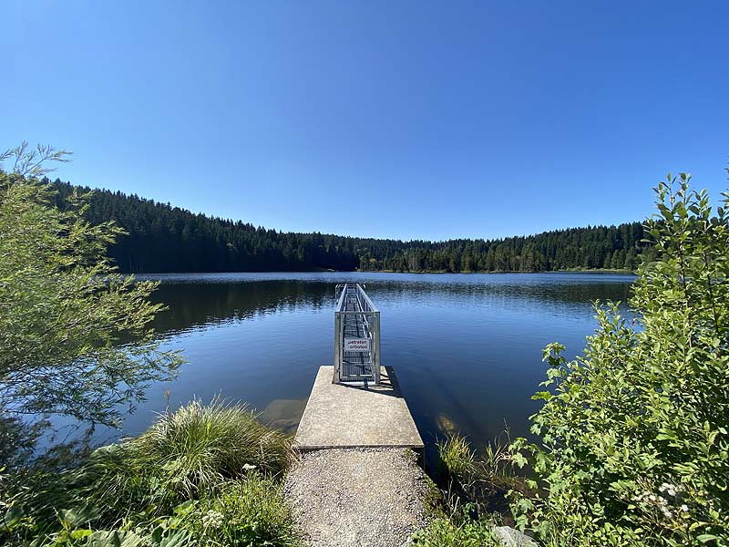 Der Badesee Eschacher Weiher in Buchenberg