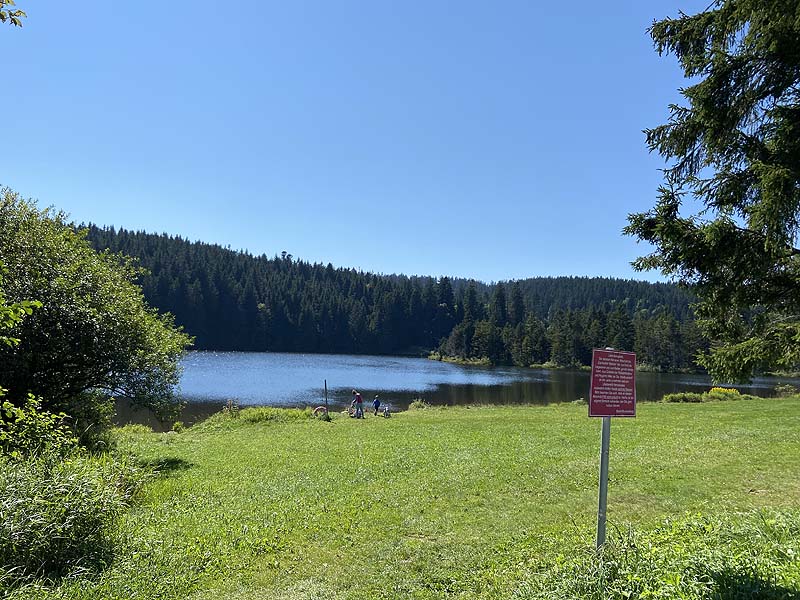 Der Badesee Eschacher Weiher in Buchenberg