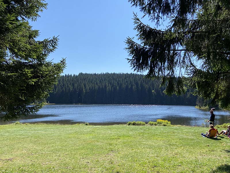 Der Badesee Eschacher Weiher in Buchenberg