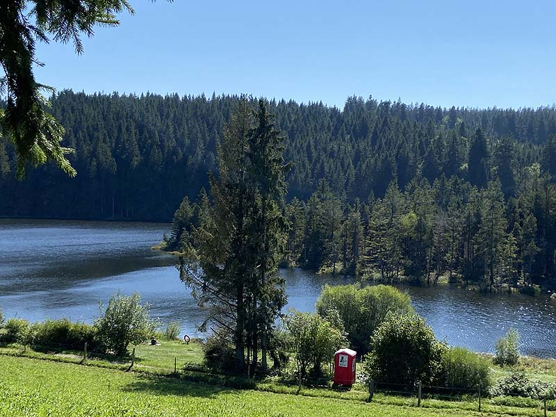 Der Badesee Eschacher Weiher in Buchenberg