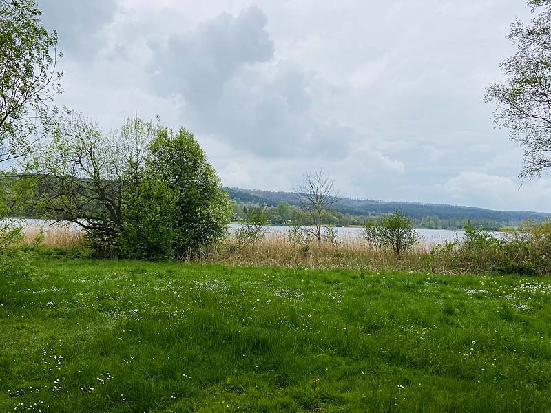 Der FKK Bereich am Stausee Hohenfelden in Thüringen