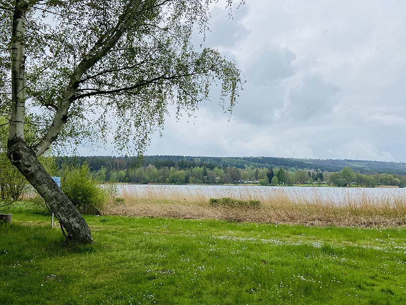 Der FKK Bereich am Stausee Hohenfelden in Thüringen