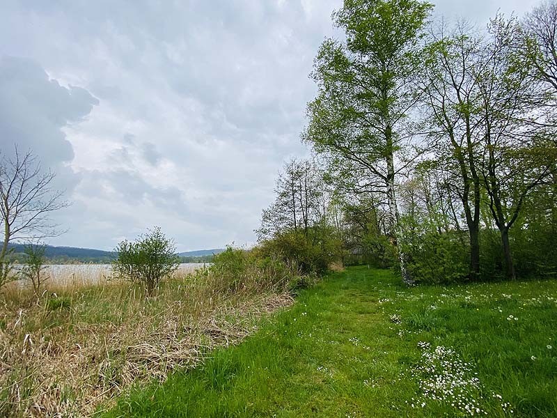 Der FKK Bereich am Stausee Hohenfelden in Thüringen