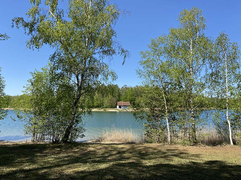 Der FKK Bereich am Weicheringer See im Naherholungsgebiet Niederforst