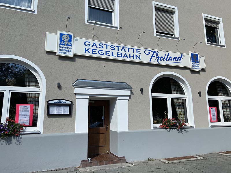 Die Gaststätte Freiland in München