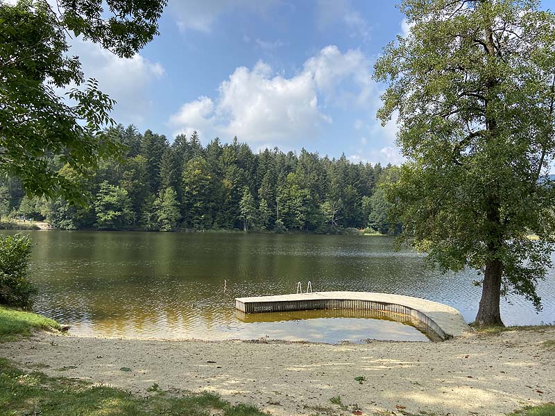 Der Badesee Freudensee in Hauzenberg