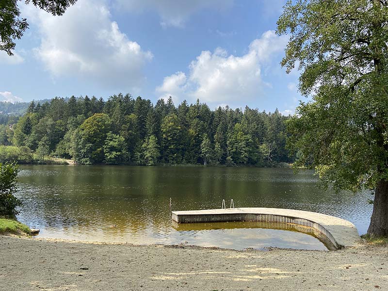 Der Badesee Freudensee in Hauzenberg