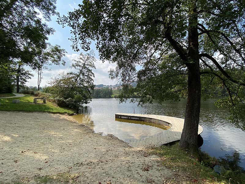 Der Badesee Freudensee in Hauzenberg