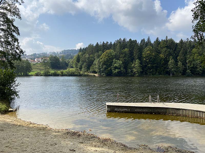 Der Badesee Freudensee in Hauzenberg