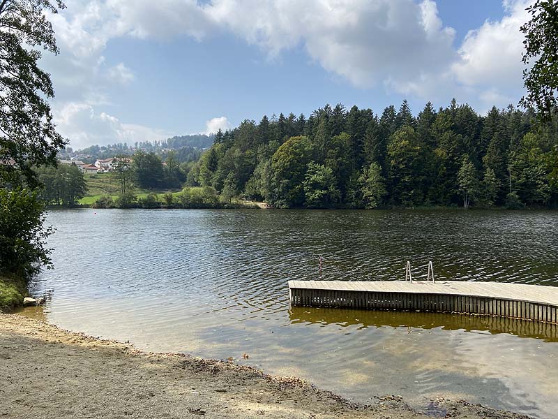 Der Badesee Freudensee in Hauzenberg