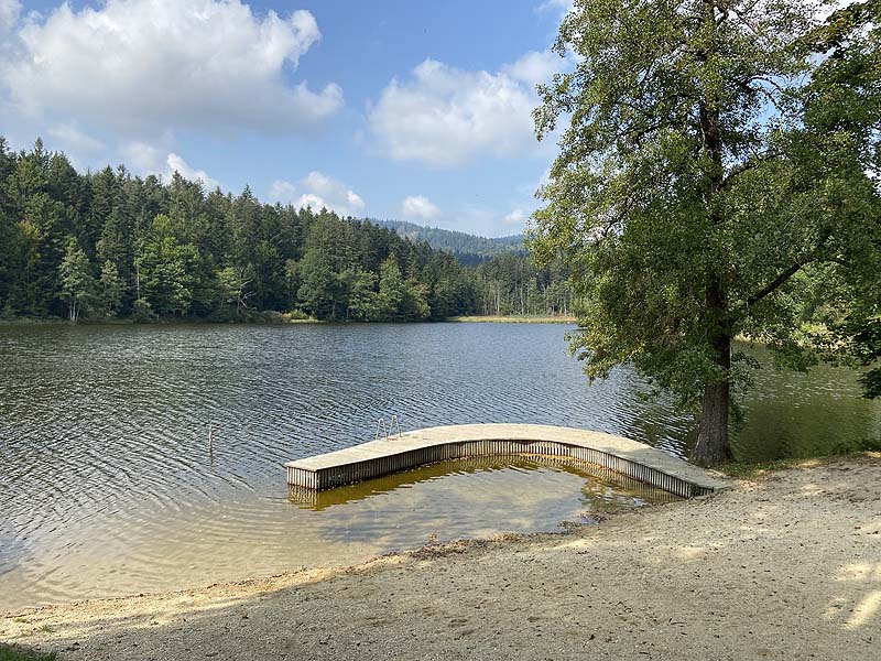 Der Badesee Freudensee in Hauzenberg