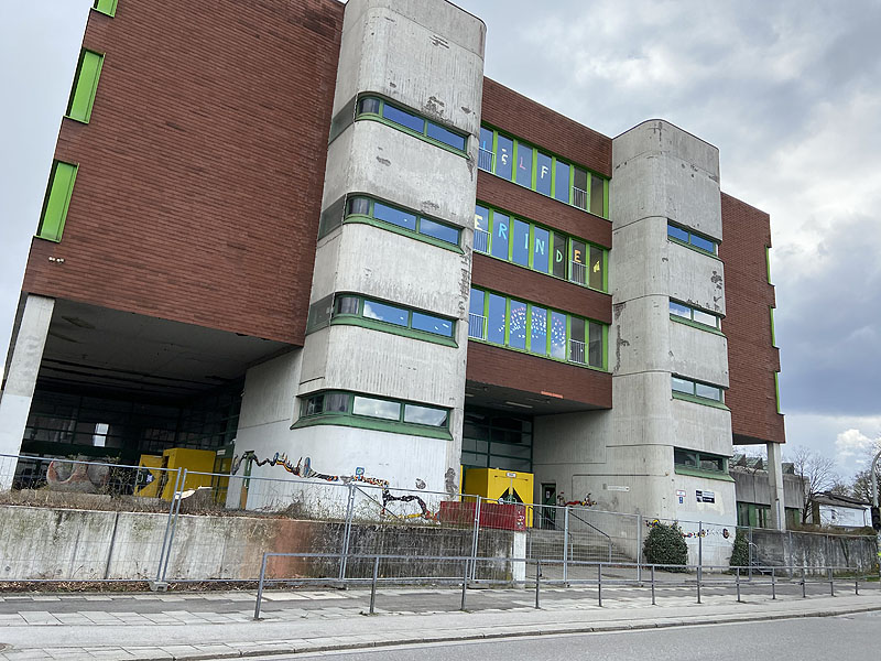 Abriss Willy-Brandt-Gesamtschule München