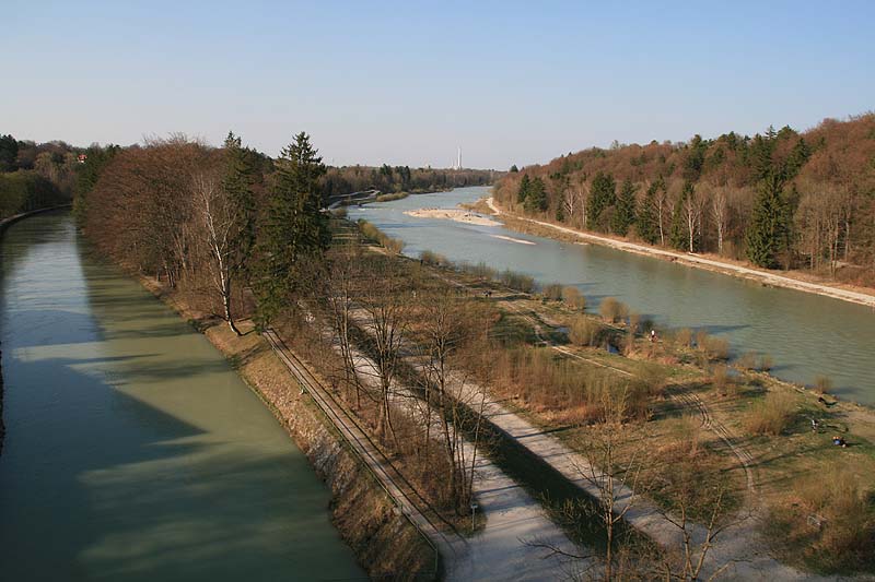 Großhesseloher Brücke (München - Isar, Bayern)