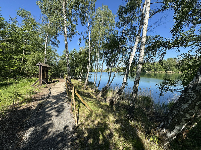 Der Badesee Hainbergsee in Meuselwitz