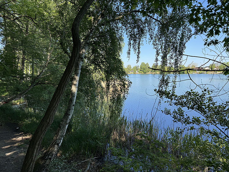 Der Badesee Hainbergsee in Meuselwitz