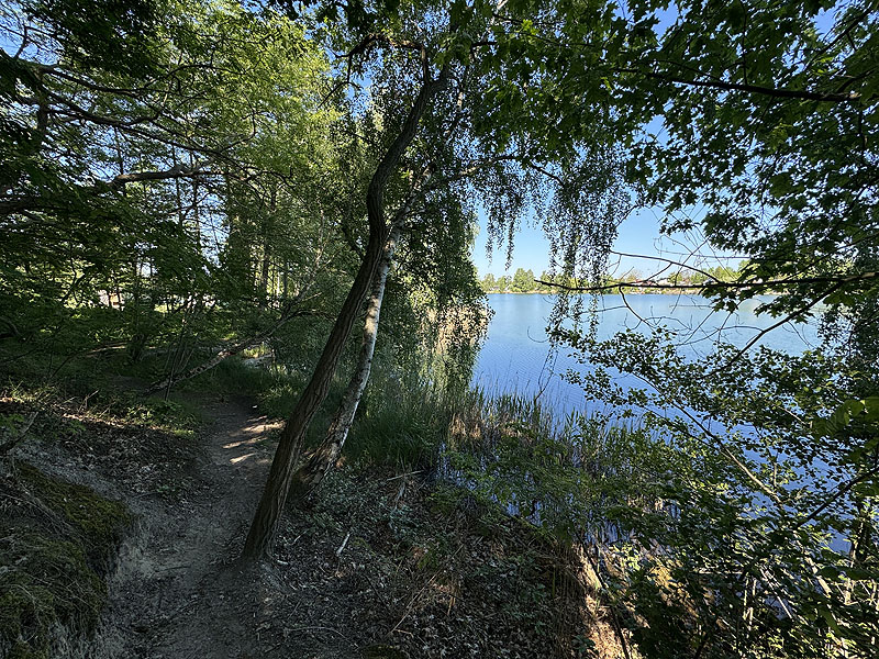 Der Badesee Hainbergsee in Meuselwitz
