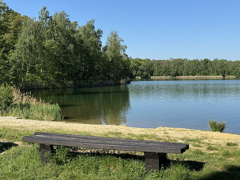Der Badesee Hainbergsee in Meuselwitz