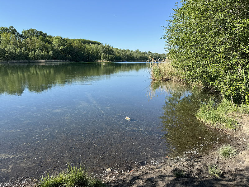Der Badesee Hainbergsee in Meuselwitz