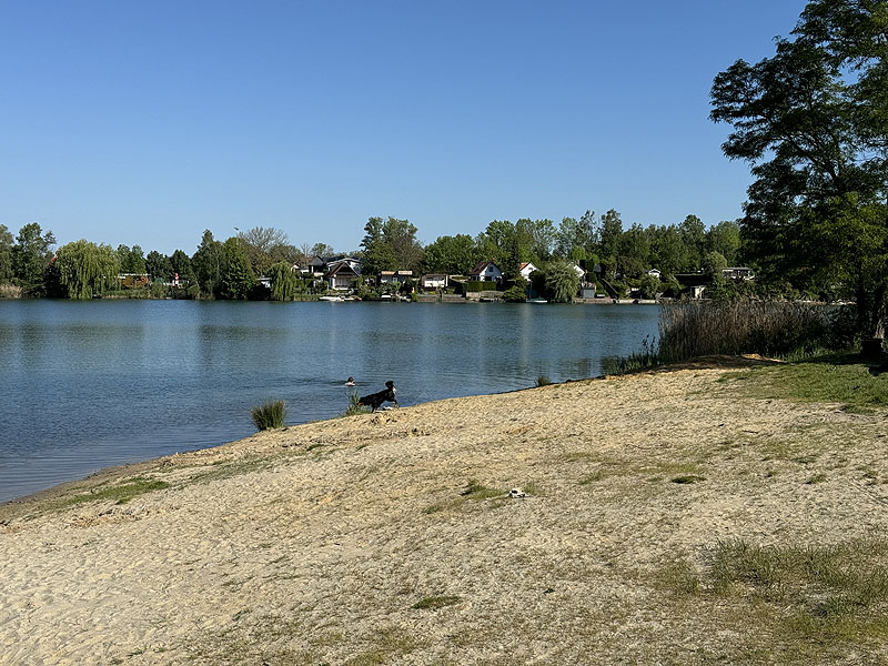 Der Badesee Hainbergsee in Meuselwitz