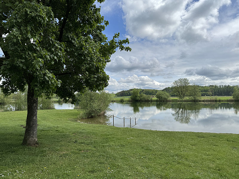 Der Heiligmannsee in Jettingen-Scheppach