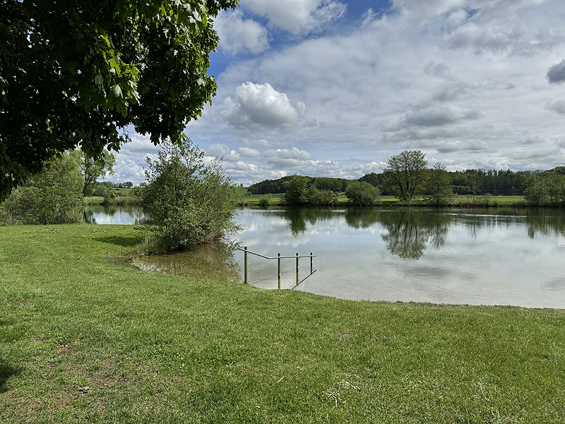 Der Heiligmannsee in Jettingen-Scheppach