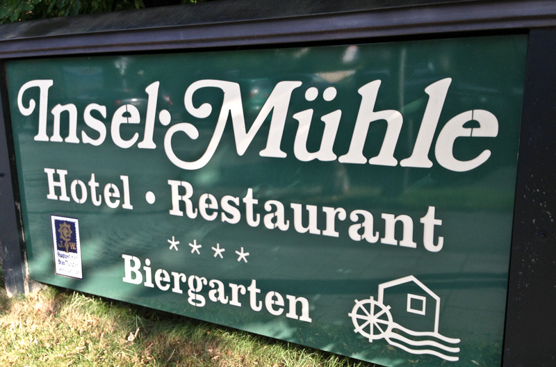 Der Biergarten Insel-Mühle in München