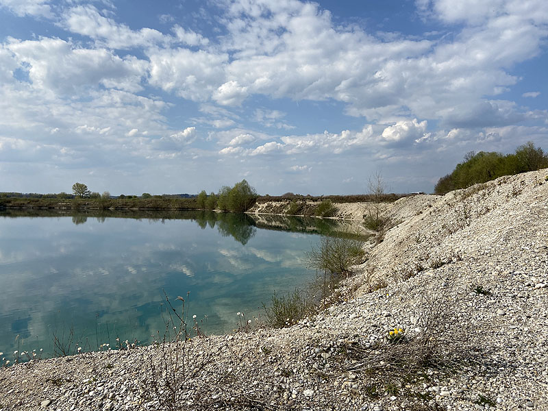 Kleiner Pullinger Weiher in Pulling bei Freising