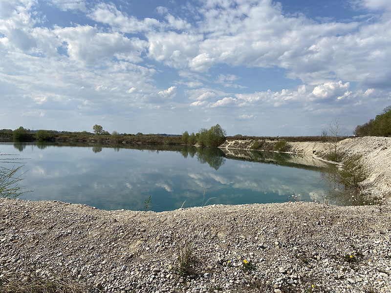 Kleiner Pullinger Weiher in Pulling bei Freising