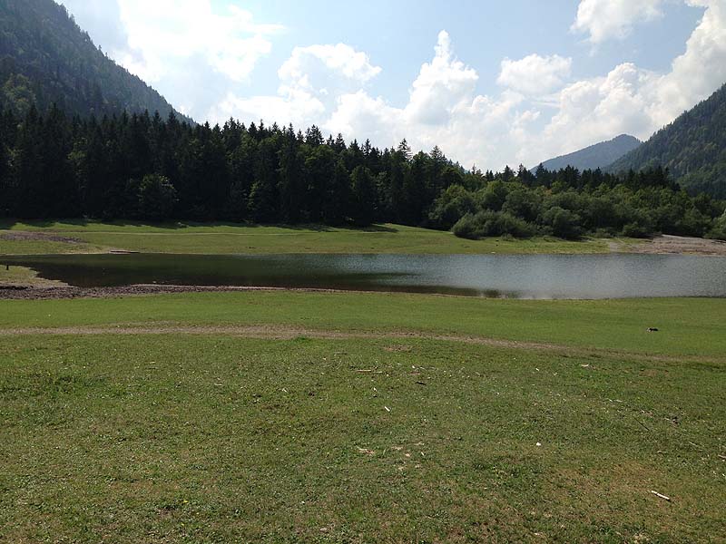 Der Lödensee bei Reit im Winkl (Bayern)