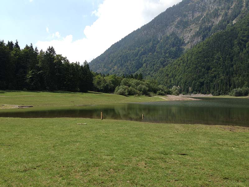 Der Lödensee bei Reit im Winkl (Bayern)
