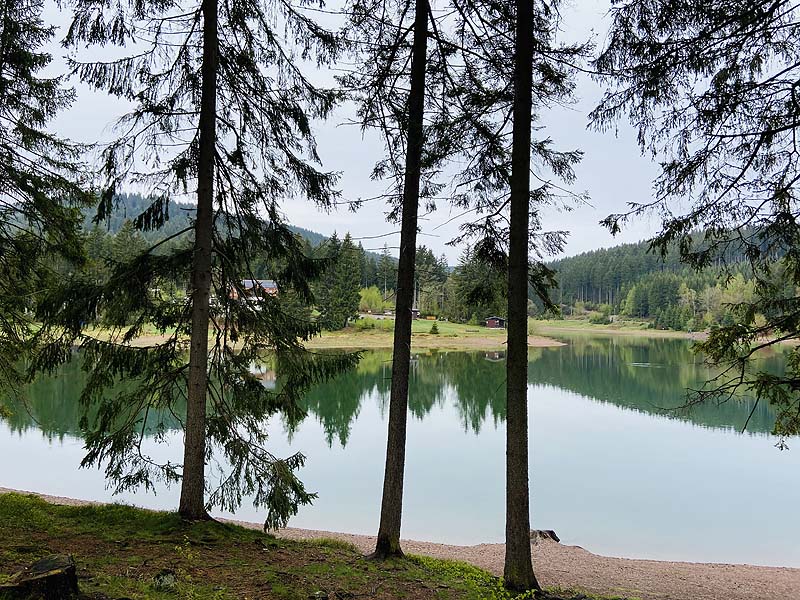 Der Lütsche-Stausee in Frankenhain