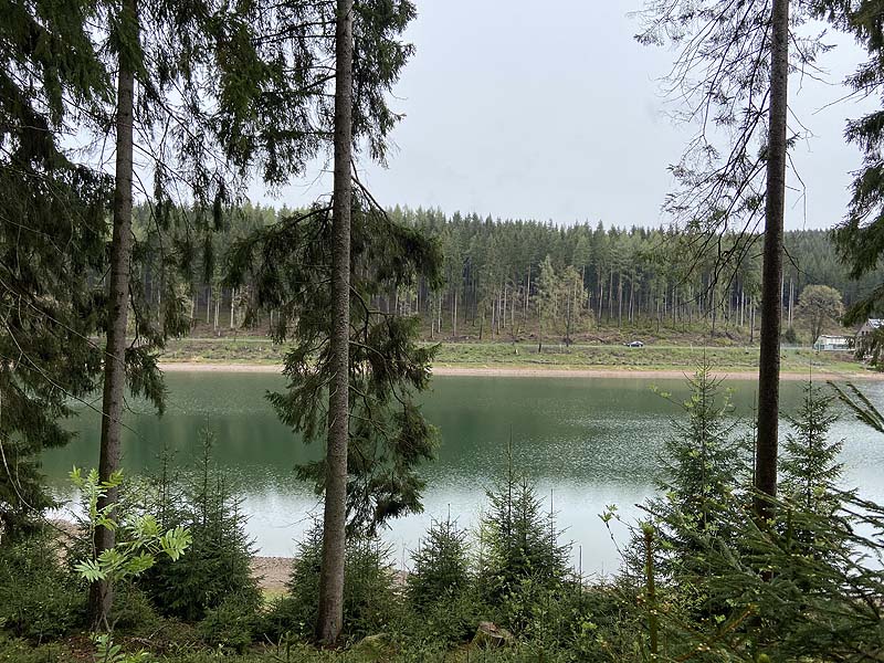 Der Lütsche-Stausee in Frankenhain