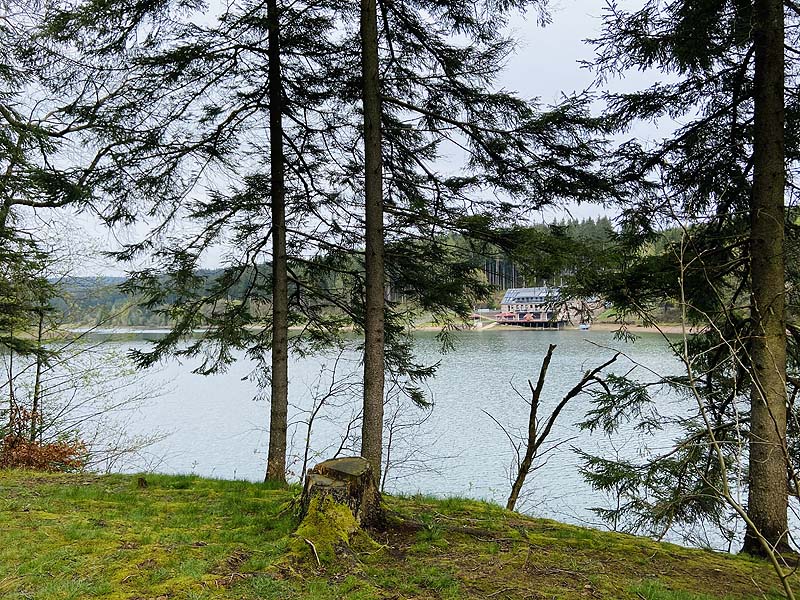 Der Lütsche-Stausee in Frankenhain