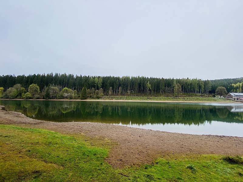 Der Lütsche-Stausee in Frankenhain