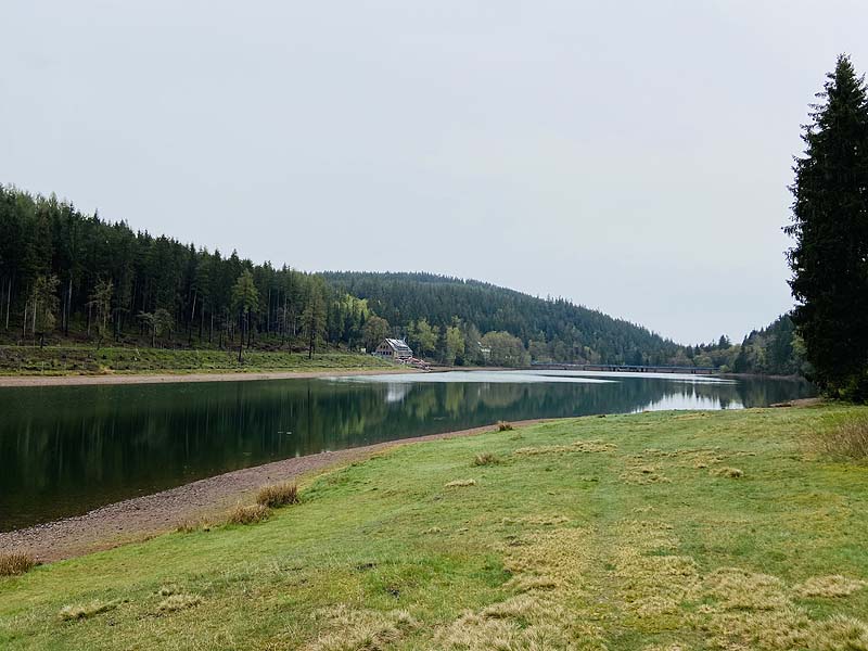 Der Lütsche-Stausee in Frankenhain