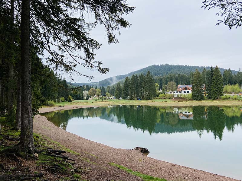 Der Lütsche-Stausee in Frankenhain