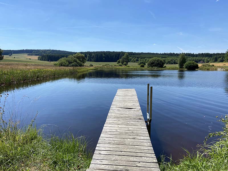 Der Badeweiher in Mähring