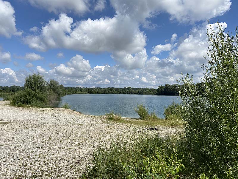 Der Marzlinger Weiher aus dem Jahr 2020
