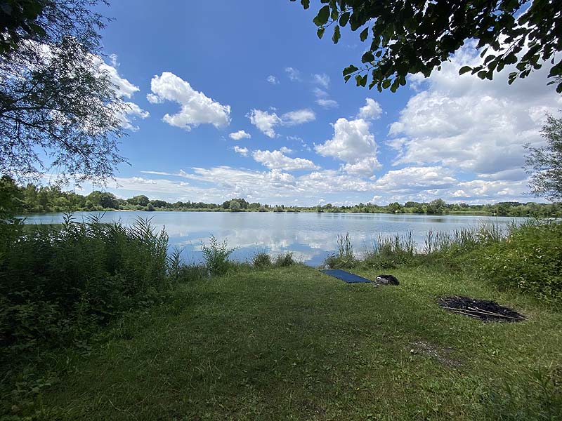 Der Marzlinger Weiher aus dem Jahr 2020