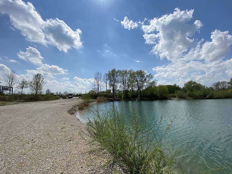 Der Marzlinger Weiher aus dem Jahr 2020