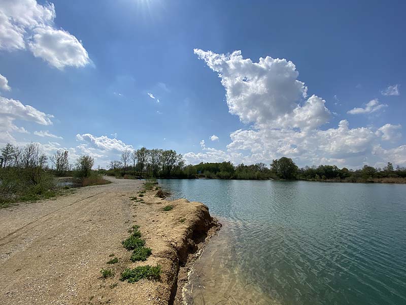 Der Marzlinger Weiher aus dem Jahr 2020