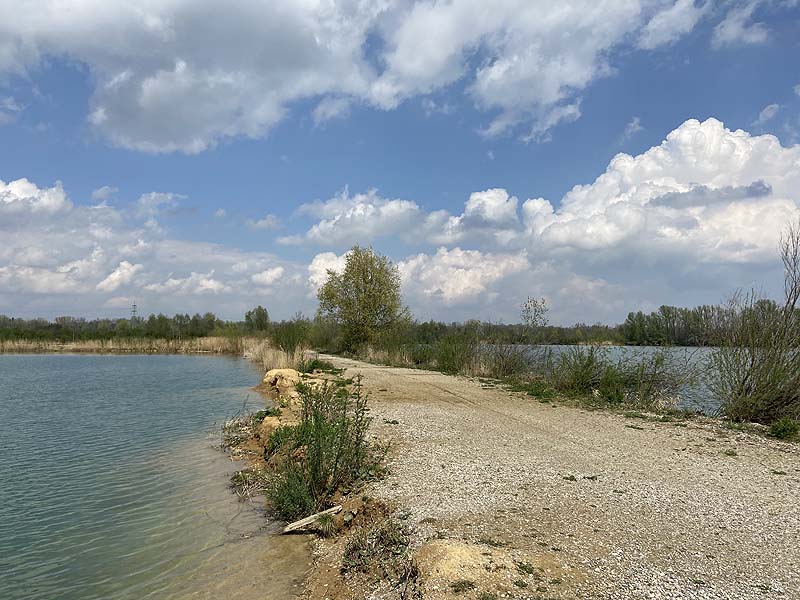 Der Marzlinger Weiher aus dem Jahr 2020