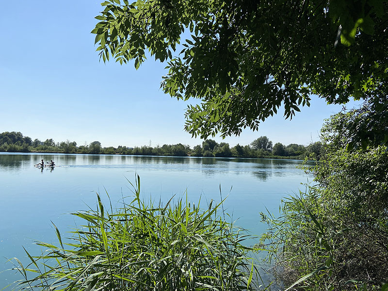 Der Marzlinger Weiher bei Freising im Jahr 2023