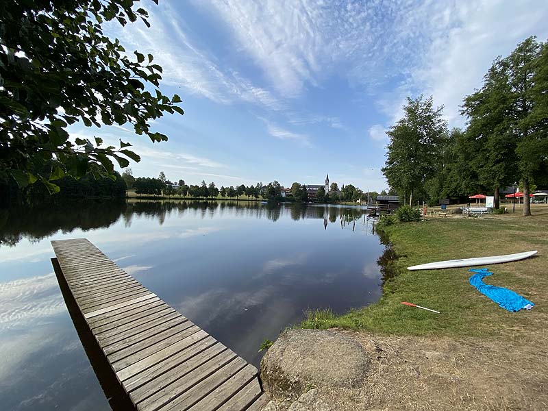 Der Badesee Nageler See in Nagel