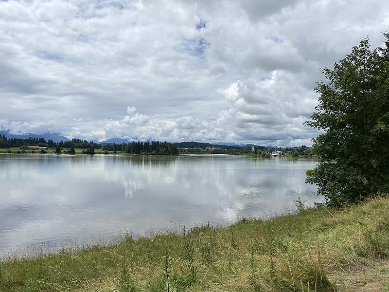 Der Badesee Oberer Lechsee in Lechbruck am See