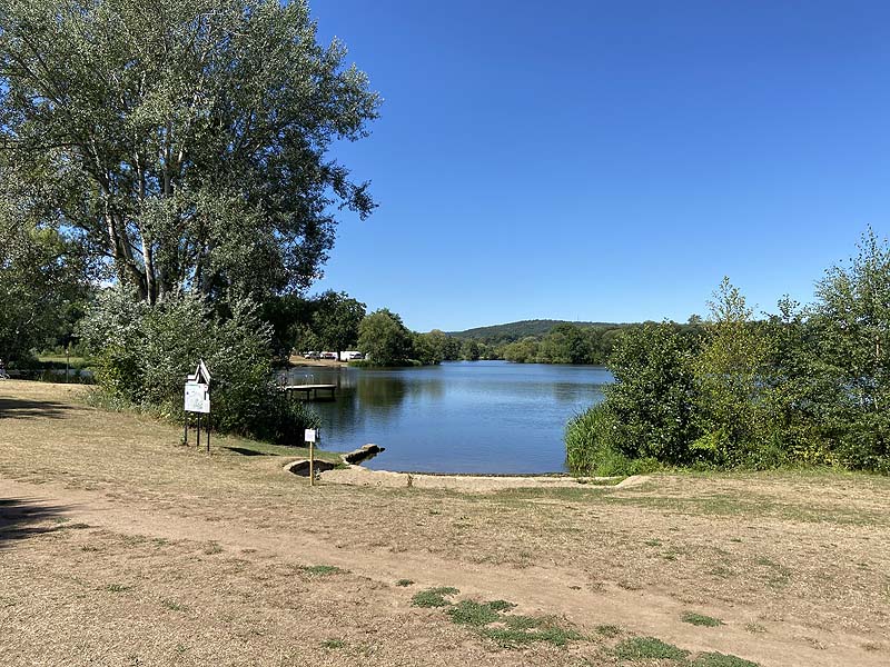 Der Baggersee Oberwallenstadt, Ortswiesensee in Lichtenfels