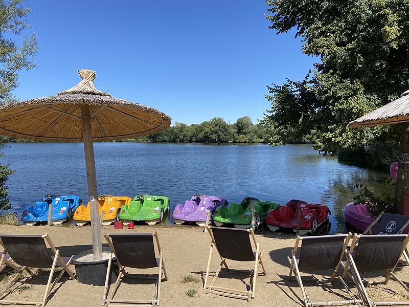 Der Baggersee Oberwallenstadt, Ortswiesensee in Lichtenfels